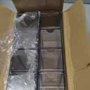 2 Pack Drink Packet Organizer, Acrylic Drink Mix Holder with 4 Clear Drawers Water Flavor Packets Container for Kitchen Pantry Home Organization (2 Pack)