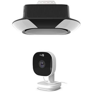 CHAMBERLAIN B6713T Garage Door Opener + myQ Smart Indoor Security Camera