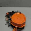 KITUYOTO Chain Hoist 1100 lbs Capacity 10 FT，Hand Lift Chain Block 1/2 Ton G80 Galvanized Carbon Steel with Double-Pawl Brake& 360° Rotation Hook ，Industrial Grade Structures，for Garage Factory Dock