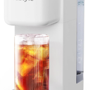 Single Serve Hot & Iced Coffee Maker with Strong Brew, 40oz Removable Reservoir, 6 Brew Sizes, Compatible with K Cup and Grounds, Compact for Home, Office, RV and Dorm, White (2.0 Version) (White)