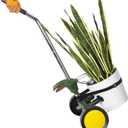 Plant Caddy Plant Dolly with Wheels Heavy Duty,Adjustable Grabbing Arm Plant Rollers for Outdoor Plants,Fits Pots from 8" to 30" High & Max 165 Lbs Weight Capacity