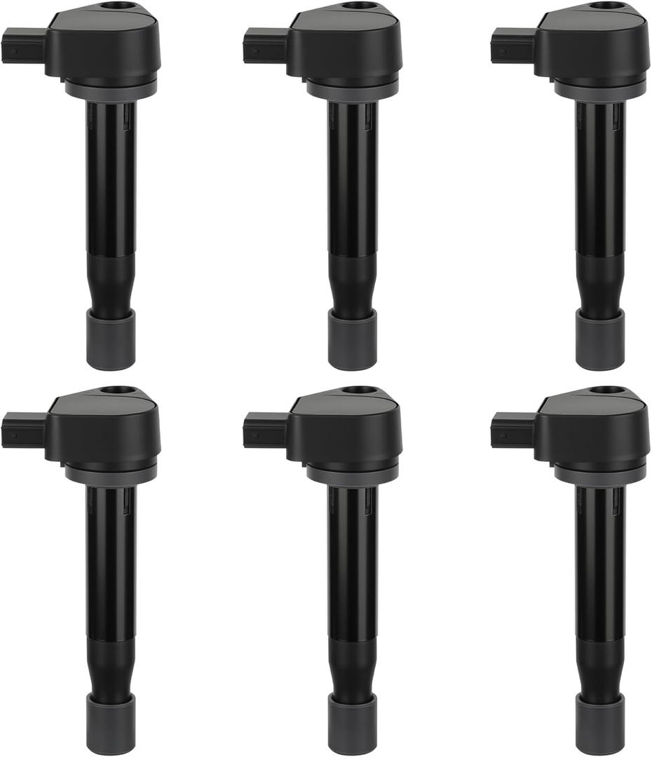 Set of 6 Ignition Coil Pack Fits for Honda Odyssey Accord EX LX for Acura TL RL CL 3.2 3.5 3.0 V6 2000 2001 2002 2003 2004 2005 2006 2007 2008 Coils Replaces# UF242 30520P8EA01 C1221 5C1013