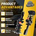 Rear Strut Shock Assembly Fit for Chevy,Impala Monte Carlo,Buick LaCrosse