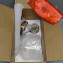 Gold Pendant Lights Kitchen Island, 7" Hanging Lights Fixtures with Clear Glass Shade, Modern Brass Kitchen Pendant Lighting Over Island for Dining Room, AD-24024-1P-GD