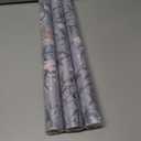 3 x Boho Floral Wallpaper Peel and Stick Leaf and Bird Contact Paper Blue and Pink Wallpaper for Cabinets Thickened and Waterproof Self Adhesive Removable Wallpaper for Bedroom Vinyl 17.378.7