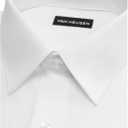 Van Heusen Men's Dress Shirt Fitted Poplin Solid (White, M)