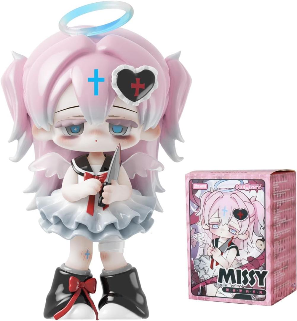 CALEMBOU Anime Blind Box Figure, Cute Missy Series Mystery Box Figure, Home Decoration Collectible PVC Figurine for Birthday Gifts (1PC) (5 inches)