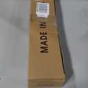 Black Curtain Rods for Windows 28 to 60 inch, Adjustable Curtain Rod Set with Brackets Easy Install, Decorative Slender 5/8 Diameter Drapery Rod, Heavy Duty Drape Pole for Living Room, Bedroom