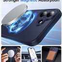Faiono Magnetic for iPhone 17 Case [Full Camera Protection][Military-Grade Protection][Compatible with MagSafe] Shockproof Protective Slim Phone Case for iPhone 17, Titanium Blue