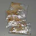 200 Pcs Cocktail Picks, 4.7 Inch Toothpicks for Appetizers, Bamboo Cocktail Sticks Skewers for Drinks, Desserts, Charcuterie, Wedding Party Fancy Toothpicks, Colour Pearl Mini Food Picks Decorative