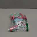 PHOEPET No Pull Dog Harness, Unique Colors Reflective Adjustable Dog Vest, with Soft Training Handle Metal Clips for Small Medium Large Dogs (Mint Green Base & Pink Straps,S)