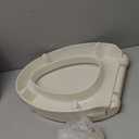 KOHLER 25875-96 Hyten 3" Height, Elevated Soft Close Elongated Toilet Seat, Contoured Seat with Grip-Tight Bumpers, Quick-Attach Hardware, No Slam Toilet Seat, Biscuit