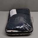 Portable USB Heated Blanket Shawl, 3 Heating Levels, Indoor and Outdoor Use navy blue