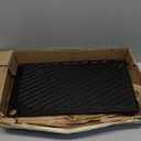 EWFEN Reversible Grill/Griddle, 16.7x9.5'' Pre-Seasoned Cast Iron Griddle Pan, Double Burner Cookware, Rectangular Non-Stick Stovetop Griddle with Handles, Flat Top Plate for Oven, Grill & Campfire