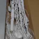 PEIDUO Set of 2 Lighted Birch Tree, Prelit White Christmas Tree, Light Up Artificial Trees with Dimmable & Timer, Twinkling Twig Tree with LED Lights for Home Decorations Outdoor Indoor Decor 5FT 6FT