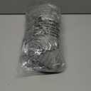 Simmore Decorative Throw Pillow Covers 22x22 Set of 2, Soft Natural Plush Flannel Double-Sided Fluffy Couch Euro Sham Pillow Covers for Sofa Living Room, Grey