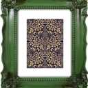 SIMON'S SHOP 8x10 Picture Frame with Mat for 5x7 Photo, Vintage Picture Frames Display Vertically or Horizontally, Rustic Green Wall and Tabletop Photo Frame