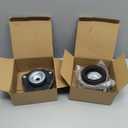 TRQ Front Upper Strut Mount Pair LH Driver & RH Passenger Sides for Volkswagen Audi