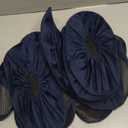 JaGely 11 Pairs Reusable Shoe Covers Non Slip Cloth Washable Thickened Bowling Shoe Covers for Indoors Men Women(Navy)