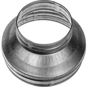 Repa Market 5" to 3" Inch Duct Reducer/Increaser  Galvanized Steel Vent Pipe Adapter HVAC & Dryer Vent Systems  Round Metal Coupling Connector for Exhaust Fans Bathroom Ventilation Kitchen Hoods