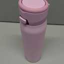 Simple Modern Mesa Loop Water Bottle with Covered Straw and Handle | 24oz Cup Holder Friendly Insulated Stainless Steel Bottles for Travel, Sports and School | Pink Champagne
