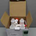 LiBa Spray Bottles (4 Pack,16 Oz), Refillable Empty Spray Bottles for Cleaning Solutions, Hair Spray, Watering Plants, Superior Flex Nozzles, Mist Sprayer, Bleach/Vinegar/Rubbing AlcoholSafe (white)