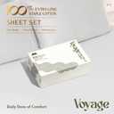 Mayfair Linen 100% Egyptian Cotton Twin Size Sheets Pack of 2 - Luxury 600 Series Voyage Collection Egyptian Cotton Sheets Twin Size (6 PC, White), Soft, Cooling, 16" Deep Pocket Hotel Sheet Set