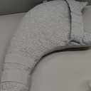 Rotator Cuff Pillow, Removable Shoulder Support Pillow for Frozen Shoulder Relief, Post Arm Surgery Recovery Supplies, Broken Arm Cushion for Pain Relief and Side Sleeping, Light Gray