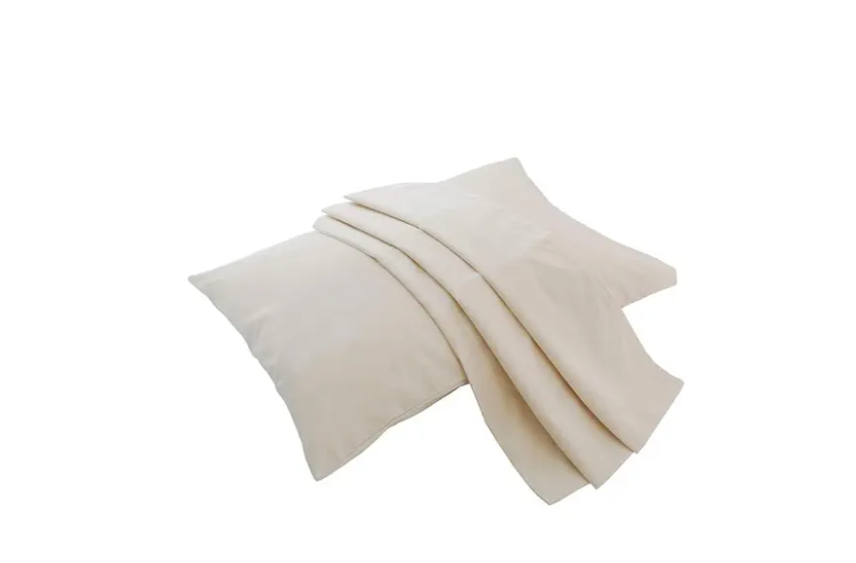 LOFE Buckwheat Hulls - 6 LBSOrganic Cotton Pillow Case - One Pack 16"x 22"