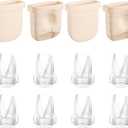 12PCS Duckbill Valves Silicone Diaphragms Compatible with eufy E10/E20/S1/S1 Pro Replacement Parts, Wearable Breast Pump Accessories (4d+8v)