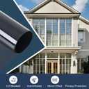 Window Privacy Tint Film - Superior Heat Rejection, Blocks 99% Harmful UV Rays, Enhances Privacy, Reduces Glare, Long-Lasting for Residential & Commercial Use (Ice Blue 17.5 InchX 6.56 Feet)