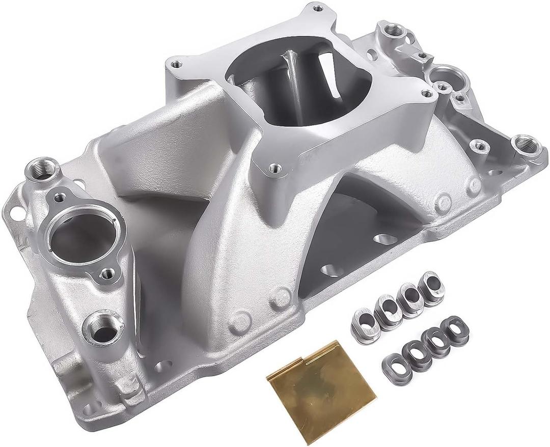 Single Plane Intake Manifold Replacement# 52031 2031 Fit 1957-1995 Small Block Chevy SBC 350 400 3000-7500