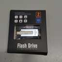 256GB USB Flash Drive for Phone and Pad, Photo Stick High Speed External USB Thumb Drives Photo Storage Memory Stick for Save More Photos and Videos (Blue, 256GB)