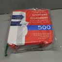 Top Flight PSTF10NWT #10 Envelopes, Strip & Seal, Security Tinted, White Paper, 24 lb, 500 Count