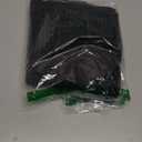 Black fabric on iron 32"-66" inch