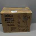 TEENO 20V MAX Power Tool Combo Kit, 7 Tool Cordless Power Tool Set with 3.0Ah Battery, Charger, and Tool Box Included, Brushless Combo Kit for Home Improvement, Yard Work & Woodworking