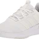 adidas Women's Racer Tr23 Shoes Sneaker (8, White/Zero Metallic/Grey)