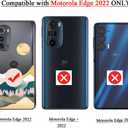 Unov Case Compatible with Motorola Moto Edge 2022 5G Clear with Design Soft TPU Shock Absorption Slim Embossed Pattern Protective Back Cover (Sierra Mountains)