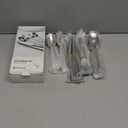 KINGSTONE 40 Piece Silverware Set, Flatware Set for 8, 18/10 Stainless Steel Cutlery Set Mirror Polished Modern Design Dishwasher Safe