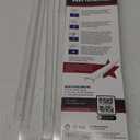 Cabinet Hero Slimline Door Protector – Slip-On Plastic Edge Guard – Protect Kitchen & Drawer Fronts – Prevent Wear, Chipping, Discoloration, Cabinet Bumpers – 3/4" Thick, 18" Length – Clear, Pack of 4