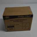 JOLLY CHEF Compostable 5 Compartment Paper Plates 10 * 8.25 * 1 inch 125 Pack Small Disposable Eco-Friendly Biodegradable Food Trays for Primary and Secondary School Students Lunch (Brown)