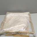 danpinera Round Side Table with Fabric Storage Basket, Metal Side Small Bedside Table Nightstand with Removable Tray Top for Living Room, Bedroom, Nursery, Bathroom, Gold