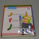 Preschool Learning Activities 60 Reusable Pages, Tracing Letter Number Handwriting Practice Book for Kids, Montessori Autism Educational Fine Motor Toddler Learning Toys for 3 4 5 Year Olds