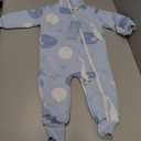 Baby Winter Clothes Cotton Baby Snowsuit for Boys Girls Long Sleeve Onesie Hooded Romper Newborn Jumpsuit Outfits (Size 12-18 Months, Blue Swan)