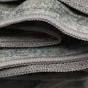 Abstract Rug 5x7 Machine Washable Area Indoor Green Low Pile Non-Slip Foldable Thin Accent Rugs for Bedroom Living Room Dining Room
