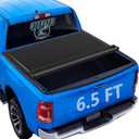 PM Auto Soft Roll-Up Tonneau Cover for 2015-2026 Ford F-150 6.5 ft Bed, Vinyl Weatherproof F150 Truck Bed Cover, No-Drill Clamp-On Installation