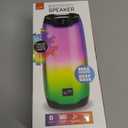 ILive Portable Bluetooth Color Changing Party Speaker, LED Light Effects, ISB212BLK