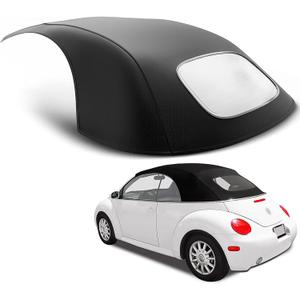 Convertible Soft Top w/Glass Window Replacement for 2003-2009 VW New Beetle Convertible 1005BEE055, 10-05-BEE-055