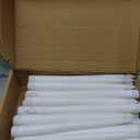 Baquler 50 Pcs 9.7 Inch LED Flameless Taper Candles Bulk Battery Operated Taper Candles Flickering Candlesticks for Wedding Church Holiday Table Decoration