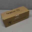 2 Packs Ribbed Glass Tumbler with Lid and Straw 16 oz Cute Ice Coffee Cup Set for Smoothie Juice Matcha Tea Latte Cappuccino Espresso Hot Coffee Water Reusable Clear Travel Mug Aesthetic Drinking Mug (Big striped - 2Pcs)